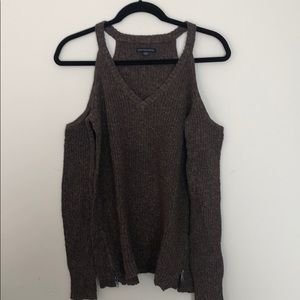 American Eagle Cutout Shoulder Sweater